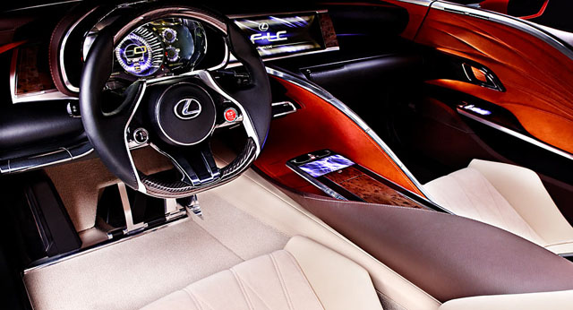 Lexus LF-LC concept interior