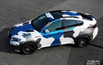 BMW X6 M Stealth Inside Performance side