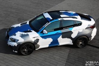 BMW X6 M Stealth Inside Performance side
