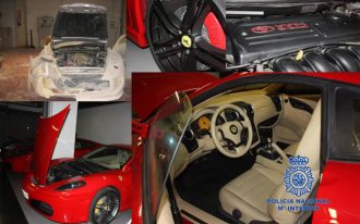 Fake Ferrari and Aston Martin seized in Spain